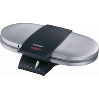 Waffeleisen Cloer 1329 silber schwarz 1200 Watt Edelstahl