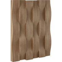 Sculpture murale en bois mdf naturel - naturel