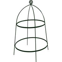 Plant Cloche Plant Support - Plastic Coated in Black - Single