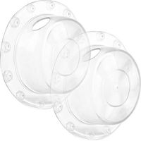 Set mit 2 Silikon-Überlaufstopfen für Badewanne und Waschbecken mit Saugnapf