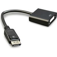 Gembird Adattatore video Femmina DVI combinato 24+5 pin Maschio DisplayPort 20 pin 0,1 m Nero
