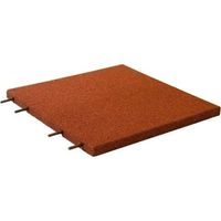 Piastrelle in gomma Falk Nordic Play Active rosso 50x50 cm
