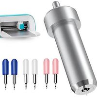 Lame de rechange de qualité supérieure + boîtier - Compatible avec Cricut Joy Xtra/Extra (3 couteaux Cricut) - Argenté