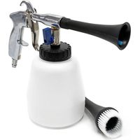 Wiltec – Pistolet de nettoyage pneumatique – Pression 6,3-8 bars – Capacité 1000 ml – Raccord rapide 1/4″ – Nettoyage auto et textiles délicats