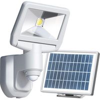 Arum Lighting – Projecteur LED solaire 850 lumens – Détecteur de mouvement IP44 – Éclairage blanc froid – Panneau solaire 3.5W 12V