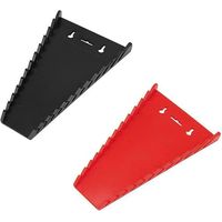 Organizzatore magnetico per chiavi inglesi in 2 pezzi, portautensili da parete, portautensili da parete, supporto a morsetto, portautensili magnetico, per officina, portautensili da parete
