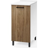 KIT CUCINA BASE 1 ANTA 40X50XH85 CM NOCE