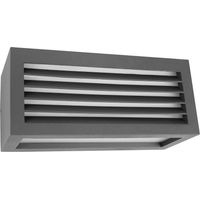 Applique LED murale à trois directions avec grille frontale mod. Vigo 2 couleur anthracite