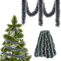 Decoration Noel,10M Guirlande Sapin Artificiel,Guirlande Noel Sapin,Guirlande Escalier Noel,Guirlande Verte,Guirlande De Noel,Guirlande De Sapin,Noel Et Festivals,pour Escalier Et Interieur Exterieur