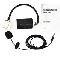 Adaptateur Bluetooth sans fil pour autoradio avec câble auxiliaire et microphone intégré pour Honda Accord, Civic et Odyssey