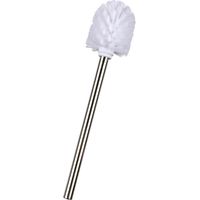 Brosse WC WENKO 3 pièces inox brillant Ø 8 cm salle de bain brosse wc de rechange brosse wc inox acier inoxydable remplaçable set brosse wc accessoires salle de bain inox brosse wc design anti-rouille