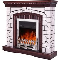 ART FLAME Cheminée électrique - Natali & Galileo Silver - 2000W - Écran LED - Télécommande