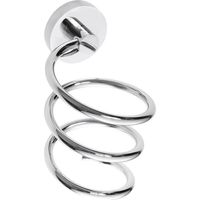 Support sèche-cheveux spiral mural en Laiton, Chrome (104117022)