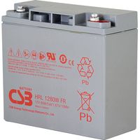 CSB HRL1280W Batterie plomb 12V 20Ah noire fiable