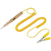 Circuit Testeur Pen, Testeur Relais Auto Voiture Véhicule Testeur de Circuit Testeur DC 6V 12V 24V Ampoule Tension Stylo Testeur Jaune