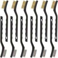 Lot de 12 Mini Brosses Métalliques en Acier Inoxydable Brosse pour Nettoyage en Laiton pour Nettoyer Frottement et Rouille des Scories de Soudage