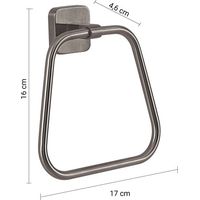 Handtuchhalter Tonga gun metal 17 x 4,6 x 16 cm