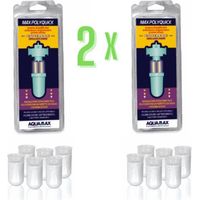 Aquamax Ricariche Di Polifosfati per Filtro Anticalcare Maxpolyquick 2 Confezioni da 6 Pezzi