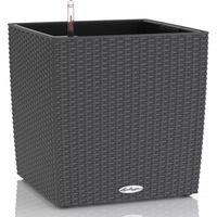 LECHUZA CUBE Cottage 30 Komplettset sandbraun