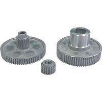 Engrenage en aluminium avec moyeu pour presse-tomates N. 5 compose' de 3 pie'ces 10 cm / 3 cm presse-tomates de rechange