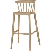 Tabouret de Bar Windson en Polypropylène - Lot de 4 - Veba