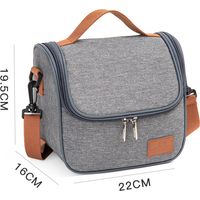 Panier Repas, Mini Sac Isotherme Repas avec Bandoulière Réglable , Sac à Lunch, Sac à Lunch Isolé, Lunch Bag Isotherme pour homme et femme Pour Pique-nique/école/Bureau (1 pièce)