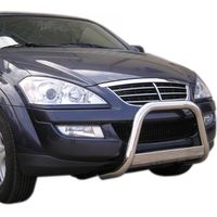 Pare-buffle Avant pour SsangYong Kyron 2007-2014 63 mm en Acier Gris