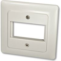 Lindy weiße Wanddose, uacc-EL Patchkabel 15m, 60545