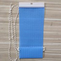 Store vertical semi-occultant en 5 pièces avec lamelles en tissu polyester de 82,5 pouces, hauteur réglable.