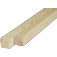 listello in abete piallato 45 x 45 x 1000 mm