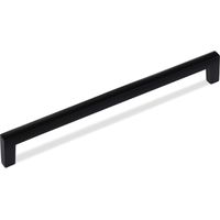 Möbelgriff Bügelgriff BLACKLINE I BA 256 mm schwarz matt inkl. Schrauben, 10 Stück