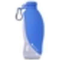 Gourde portable "Nature", en silicone, avec mousqueton en plastique
