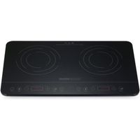 KITCHENCHEF Plaque Induction 2 Foyers 3500W Timer 180 min