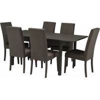 Table extensible FIRENZE 120x80 chĂŞne gris
