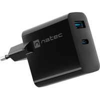 NATEC NUC-2145 Mobile Device Charger Universal Black Power alterna Fast Charging Indoor
