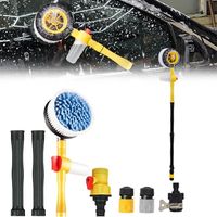 Professionnel Car Wash Cleaning Kit Chenille Microfiber Mop 360 Degree Automatic Rotation Outil for Windshield Windows Doors – Haute résistance, bricolage, atelier, construction, installation
