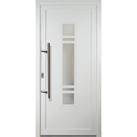 Puertas de casa clásico modelo 83, dentro: blanco, fuera: blanco ancho: 88cm, altura: 208cm chapa izquierda