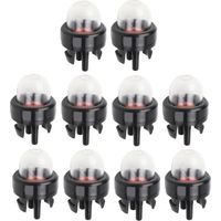Ulisem Primer Bulb Primerpumpe, Kraftstoffpumpenbirne, Vergaserölblase für Walbro Poulan Ppb100e Ppb150e Ppb200 Ppb200e, 10 Stück