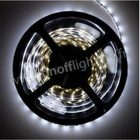 Ruban LED blanc froid 7000K 5W/m (longueur 5m) 12V DC (alim non incl) dimmable 120° intérieur IP20 RUBILIGHT 3528601-70
