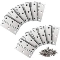 24 Pièces Charnière Inox,66MM Paumelles de Porte,Charniere PianoPour La Maison Meubles Matériel Armoire Garde Porte Tiroir