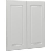 Façade de cuisine R-Line, Blanc campagne, 59.2x59cm façade de meuble pour meuble mural, Vicco