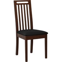 Chaise Victorville 348, Noyer, 96x47x53cm, Tapisserie, En bois, Bois