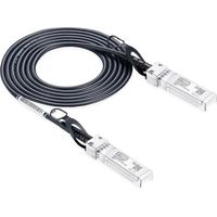 Elfcam - Câble DAC SFP+ à SFP+ 10Gb - 8m, Twinax Attache Directe, Haute Performance