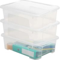 Aufbewahrungsbox paperflow view 25 l transparent