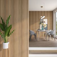 Set Borger di 10 Pannelli Murali 3D - Effetto Rovere Chiaro NEU.HOLZ