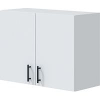 Módulo Alto de Cocina para Colgar 80 cm Mueble Alto Cocina Suspendido Kira Blanco Brillo 80x59x34 cm