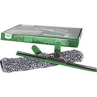 UNGER ErgoTec 2in1 Profi-Fensterreinigungs-Starterset mit Fensterwischer in 35cm