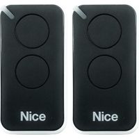 Original 2-Channel NICE INTI2 Black Radio Remote Control Transmitter - 2 pieces