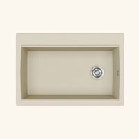 Evier granit Turtl Helika LARGUS beige 1 bac XL 840x560