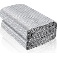 Rouleau isolant thermique en aluminium feuille réflecteur de radiateur film isolant thermique fenêtre plaque isolation thermique pour voiture mur (3m×60cm)